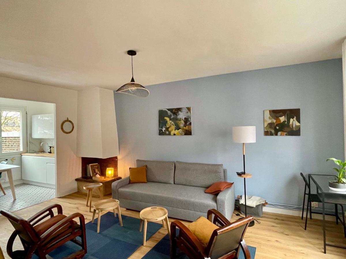La Chambre Jaune Maison Avec Grande Terrasse Et Garage Prive Villa Lille Bagian luar foto