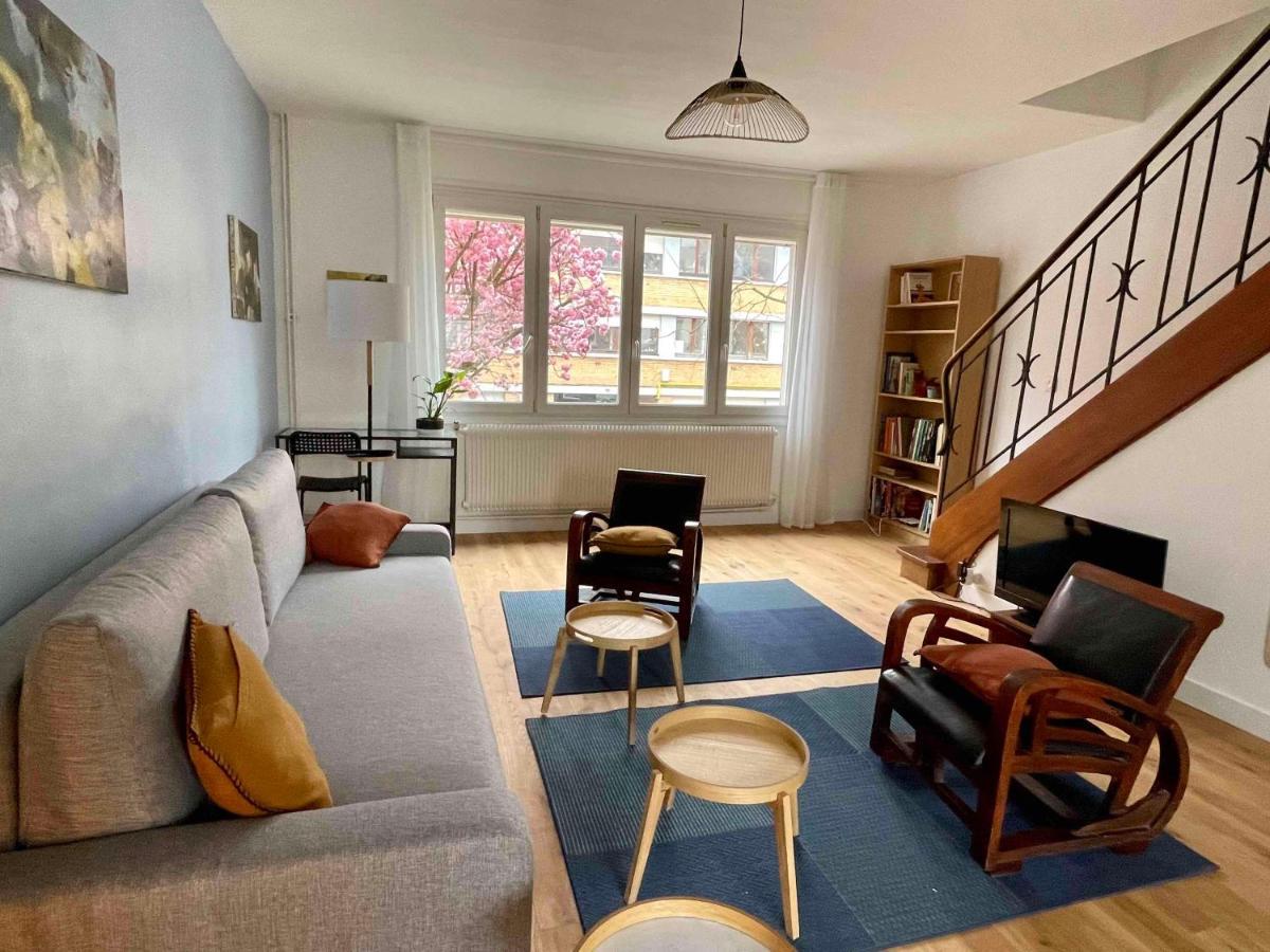 La Chambre Jaune Maison Avec Grande Terrasse Et Garage Prive Villa Lille Bagian luar foto